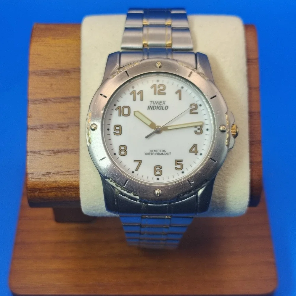 Vintage 2004 Timex Expedition Style‎ 37mm Mens Quartz Field Watch Fully Restored